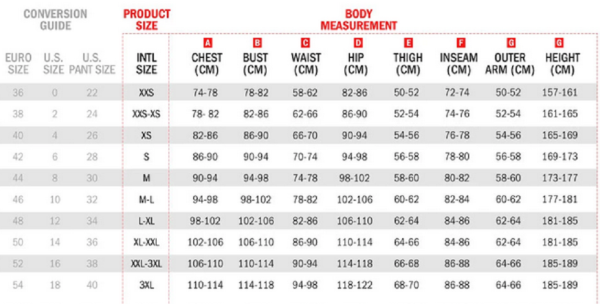 Alpinestars Size Chart Women.png